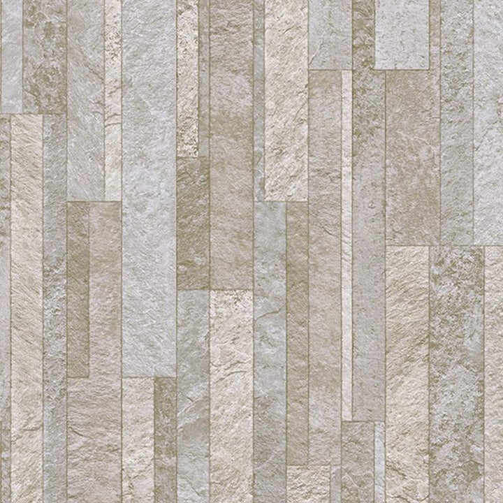 TrafficMASTER Broken Slate Neutral Residential/Commercial Vinyl Sheet, Sold by 13.2 ft. Wide x Custom Length