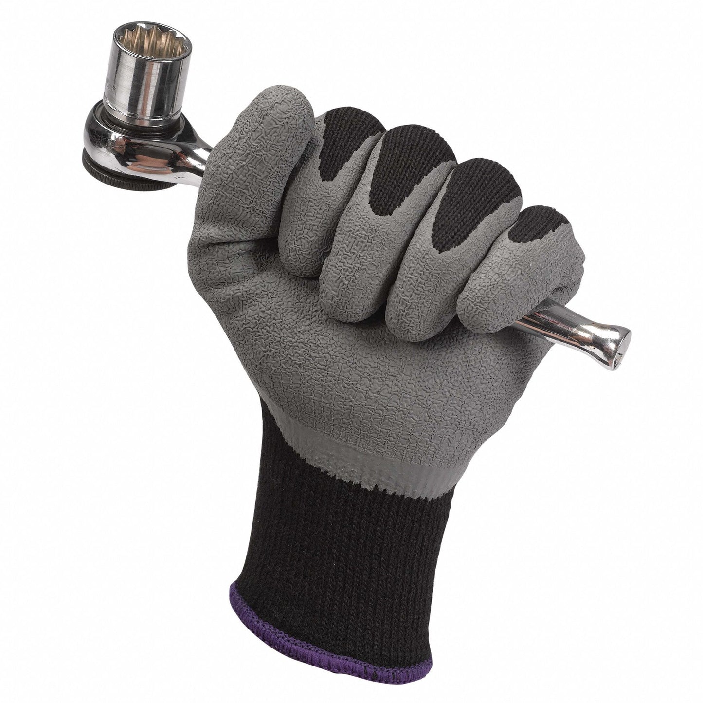 KLEENGUARD Jackson Safety G40 Coated Latex Gloves - Black, Size S