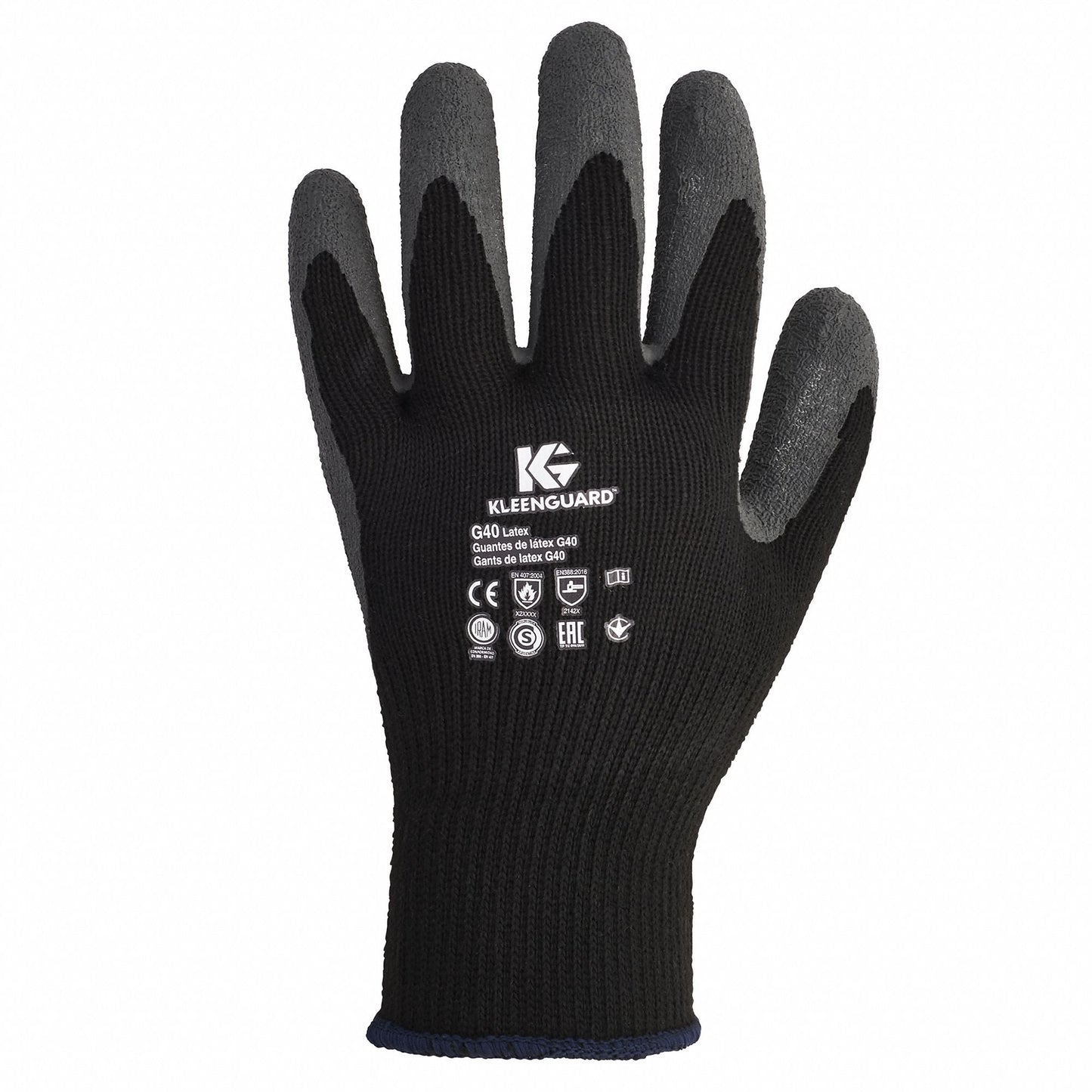 KLEENGUARD G40 Coated Gloves, XL - Smooth Latex, Palm Dipped, ANSI Level 2