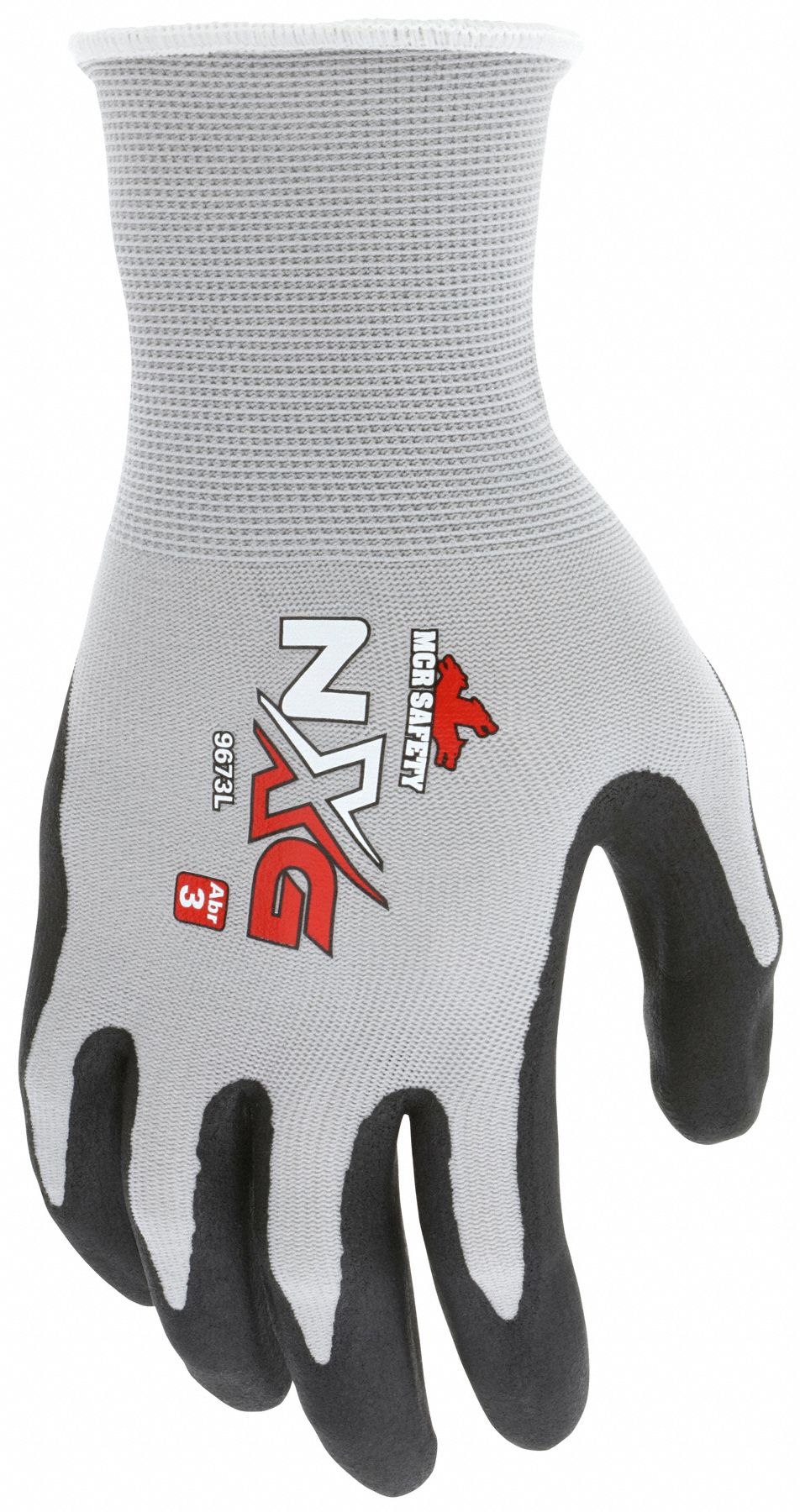MCR SAFETY Memphis NXG 9673XS Coated Gloves - XS, Foam Nitrile Palm
