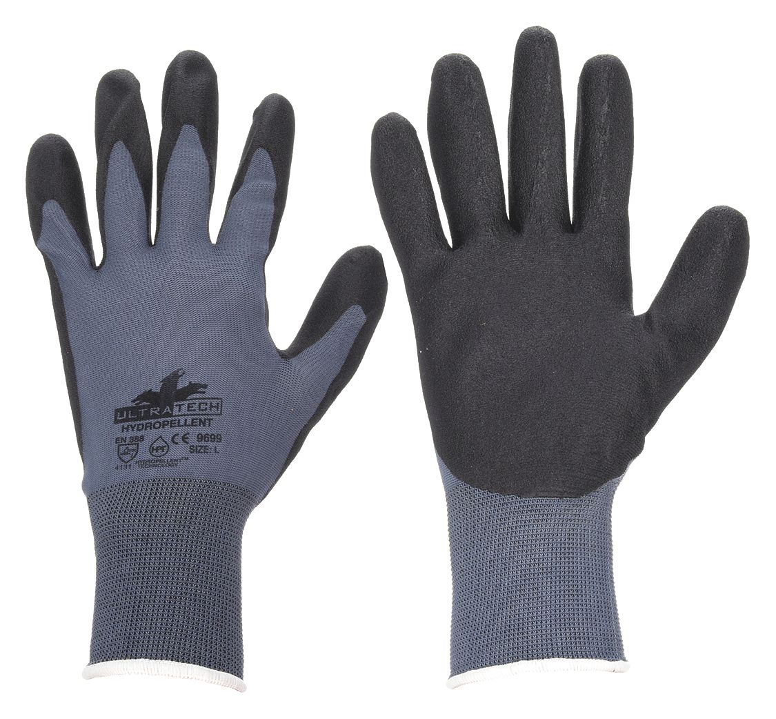 MCR SAFETY UltraTech 9699 PVC Coated Gloves - XS, ANSI Abrasion Level 4