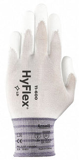 HYFLEX HyFlex 11-600 Coated Gloves, Large, Polyurethane Palm Dipped