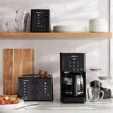 Touchscreen 14-Cup Black Drip Coffee Maker