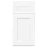 Home Decorators Collection Newport 30 in. W x 24 in. D x 34.5 in. H Assembled Plywood Cooktop Base Kitchen Cabinet in Pacific White with Soft Close