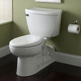 Yorkville Pressure-Assisted 2-Piece 1.6 GPF Single Flush Elongated Toilet with Back Drain in White, Seat Not Included - Super Arbor