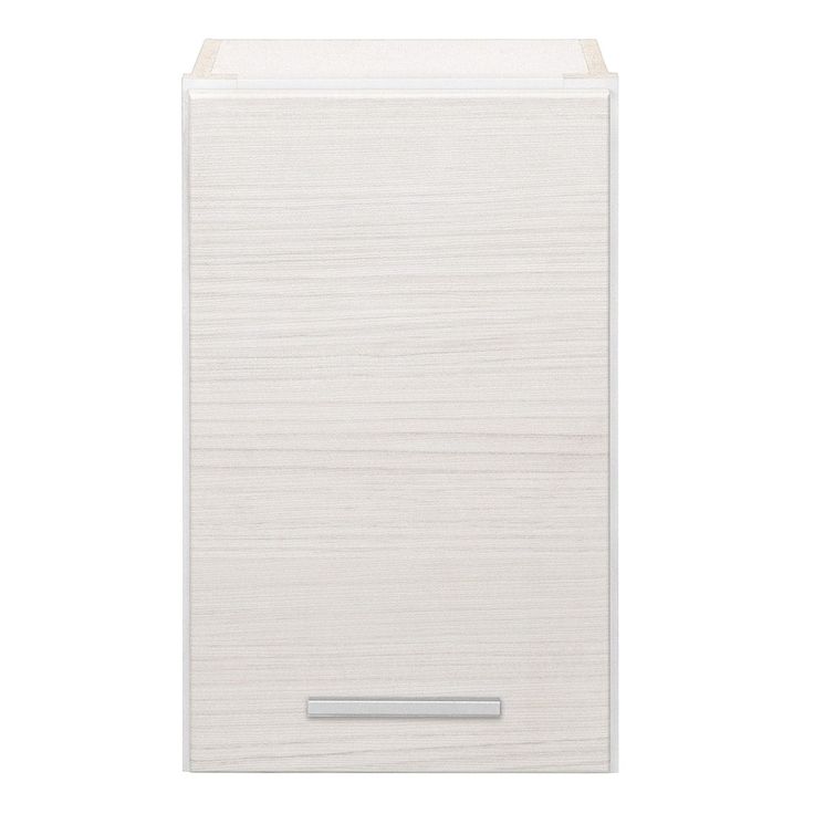 Style Selections Acadia 12-in W x 20-in H x 6.93-in D White Bathroom Wall Cabinet