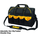 18 in. 28-Pocket Pro Contractor's Closed-Top Tool Bag