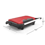 760 W Red Non-Stick Panini Press
