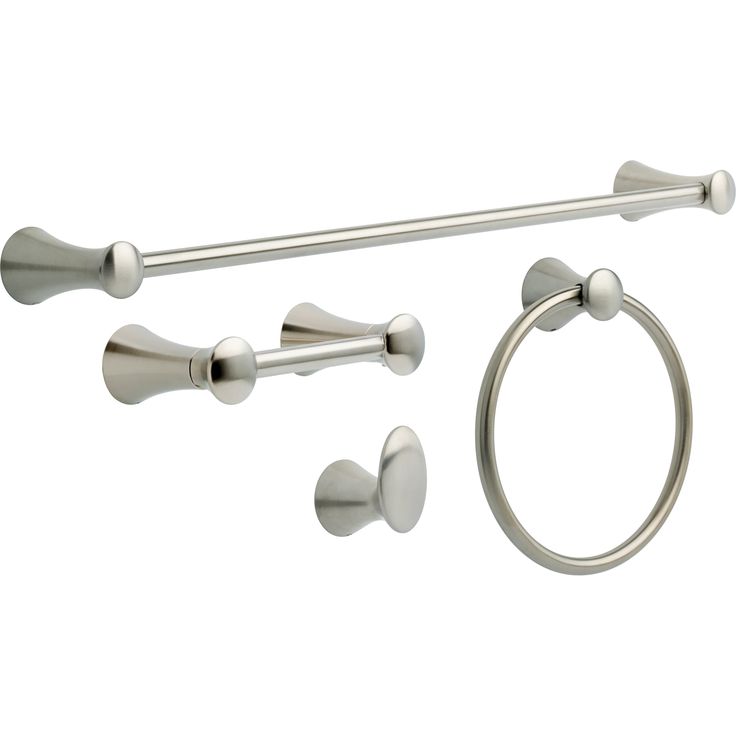 DELTA 4-Piece Lahara Decorative Bathroom Hardware Set