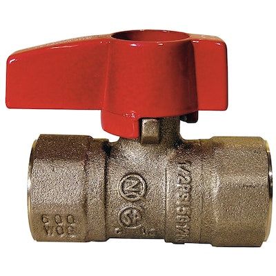 Dormont 92 Brass 1/2-in FNPT x 1/2-in FNPT Quarter Turn Straight Valve