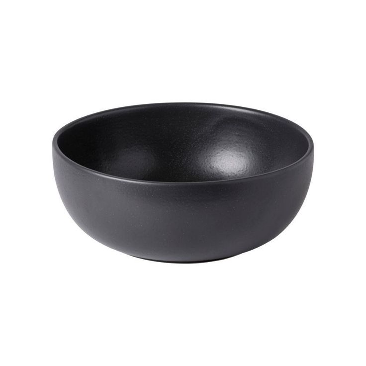 Pacifica 10 in. 101 fl. oz. Seed Grey Ceramic Stoneware Serving Bowl