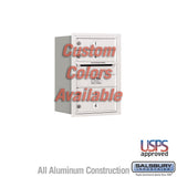 Recessed Mounted 4C Horizontal Mailbox - 6 Door High Unit - Rear Loading - USPS Access