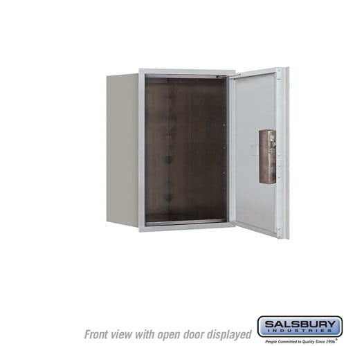 6 Door High Recessed Mounted 4C Horizontal Parcel Locker with Private Access - Front Loading