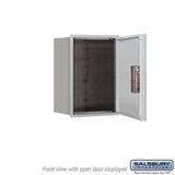 6 Door High Recessed Mounted 4C Horizontal Parcel Locker with Private Access - Front Loading