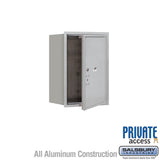 6 Door High Recessed Mounted 4C Horizontal Parcel Locker with Private Access - Front Loading