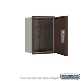 6-Door High Recessed Mounted Parcel Locker with USPS Access - Bronze