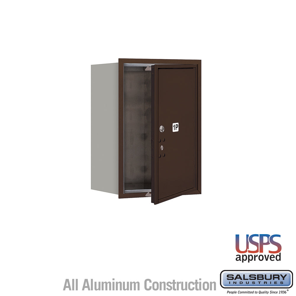 6-Door High Recessed Mounted Parcel Locker with USPS Access - Rear Loading