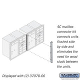 Recessed Mounted 4C Horizontal Mailbox Connector Kit for 7-Door High Units