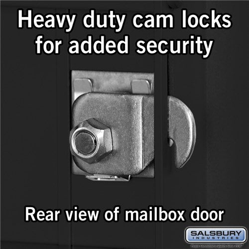 10 Door High Recessed Mounted 4C Horizontal Mailbox with Parcel Lockers - Rear Loading