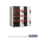 Recessed Mounted 4C Horizontal Mailbox with Master Commercial Locks - Double Column, 10 Door High Unit