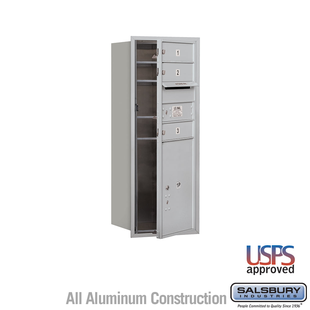 10 Door High Recessed Mounted Parcel Locker with USPS Access