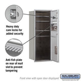 10 Door High Recessed Mounted Parcel Locker with USPS Access
