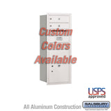 Recessed Mounted 4C Horizontal Mailbox - 10 Door High Unit with Parcel Locker