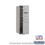 10 Door High Recessed Mounted 4C Horizontal Mailbox with Parcel Locker - Front Loading