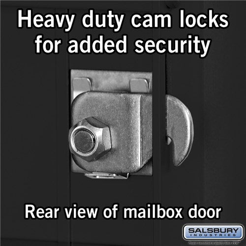 10 Door High Recessed Mounted 4C Horizontal Mailbox with Parcel Locker - Rear Loading