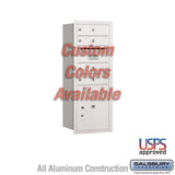 Recessed Mounted 4C Horizontal Mailbox - 10 Door High Unit with Parcel Locker