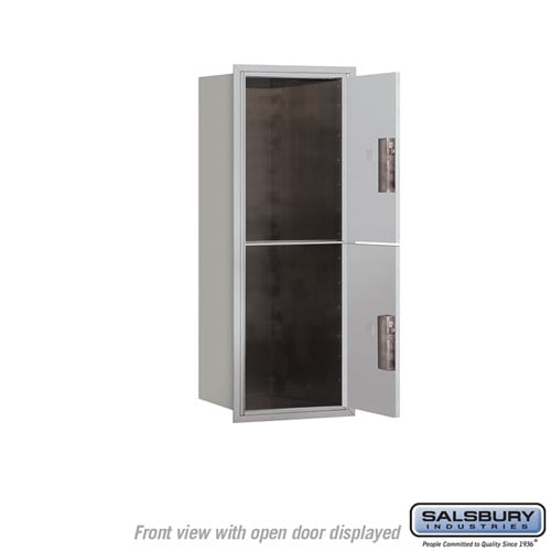 10 Door High Recessed Mounted Parcel Locker with USPS Access