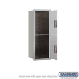 10 Door High Recessed Mounted Parcel Locker with USPS Access