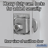 Salsbury Recessed Mounted 4C Horizontal Mailbox, 11-Door-High Double Column, Custom Color, Front Loading, Private Access