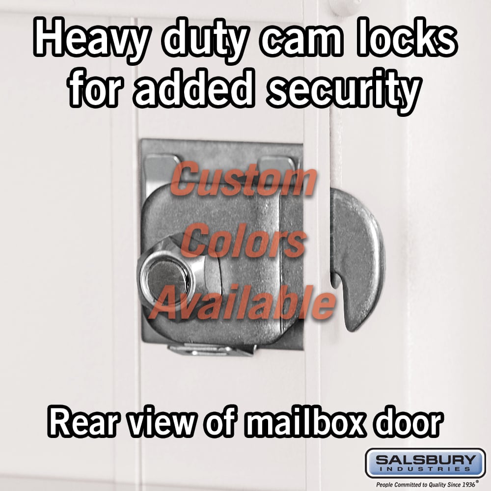 Recessed Mounted 4C Horizontal Mailbox - 11 Door High Unit - Double Column - Rear Loading - Private Access