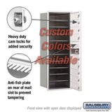 Recessed Mounted 4C Horizontal Mailbox - 11 Door High Unit - 9 MB1 Doors - Custom Color - Front Loading - Private Access