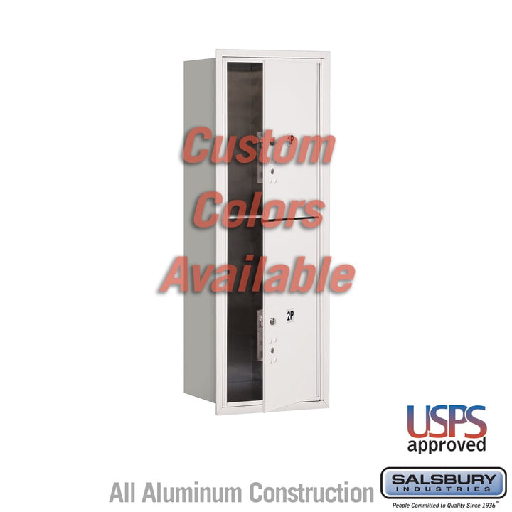 Recessed Mounted 4C Parcel Locker - 11 Door High Unit - Front Loading - USPS Access