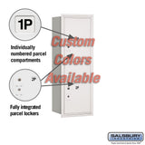 Recessed Mounted 4C Parcel Locker - 11 Door High Unit - Rear Loading - USPS Approved