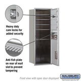 11-Door Recessed Mounted Mailbox with Parcel Locker and USPS Access