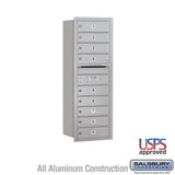 11 Door High Recessed Mounted 4C Horizontal Mailbox with Rear Loading Access