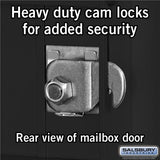 Maximum Height Recessed Mounted 4C Horizontal Mailbox with 29 Doors - Black - Private Access