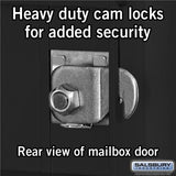 Maximum Height Recessed Mounted 4C Horizontal Mailbox with 15 Doors and 3 Parcel Lockers - Rear Loading