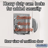 Recessed Mounted 4C Horizontal Mailbox with Rear Loading and Private Access