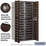 Maximum Height Recessed Mounted 4C Horizontal Mailbox with 29 Doors - Bronze - Private Access