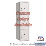 Recessed Mounted 4C Parcel Locker - Rear Loading - USPS Approved