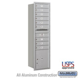 Maximum Height Recessed Mounted Mailbox with Parcel Locker - Rear Loading
