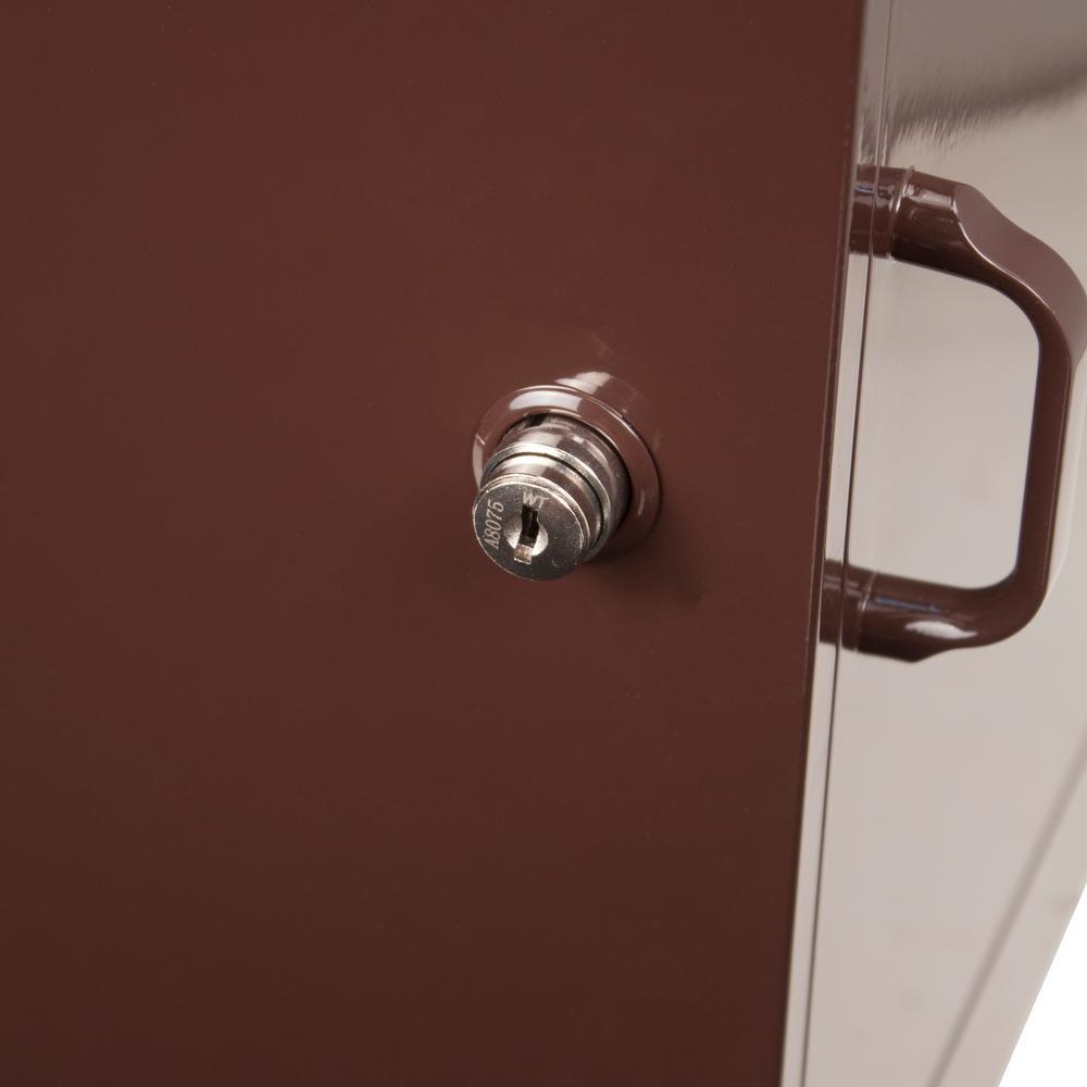 MPB-600 Brown Parcel Box with Package Compartment - Super Arbor