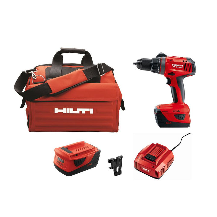 22-Volt Lithium-Ion 1/2 in. Cordless Hammer Drill Driver SF 6H with DC Car Charger