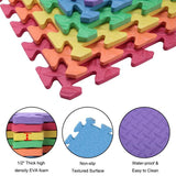 Ktaxon Non-Toxic Extra Thick 54 Pieces Children Play Puzzle Mat, 216 Square Feet Comfortable Cushion EVA Foam Flooring Tiles, with 24 x 24 inch Tiles, for Kids & Toddlers