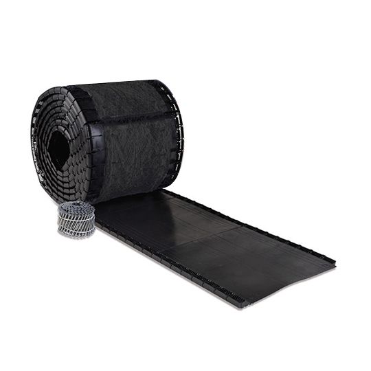 GAF Cobra RidgeRunner Exhaust Vent for Roof Ridge, 11-1/2 in x 20 ft, Polypropylene