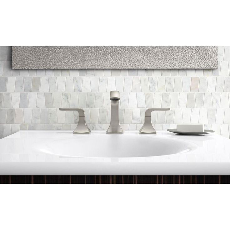 Rubicon 8 in. Widespread 2-Handle Bathroom Faucet in Vibrant Brushed Nickel